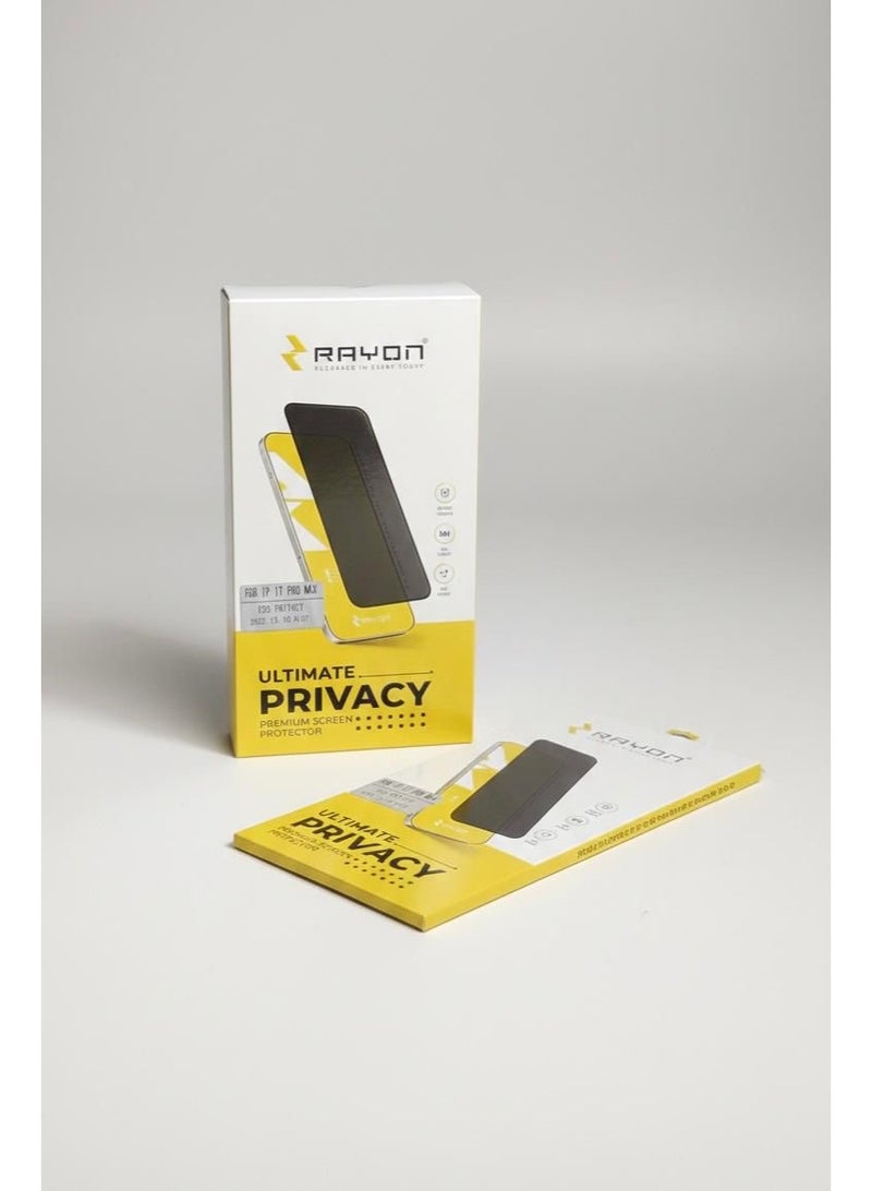 for iPhone 17 Air Privacy Screen Protector Shatterproof Tempered Glass [True 28° Anti Spy] [9H Hardness] [Bubble Free] - Image 2